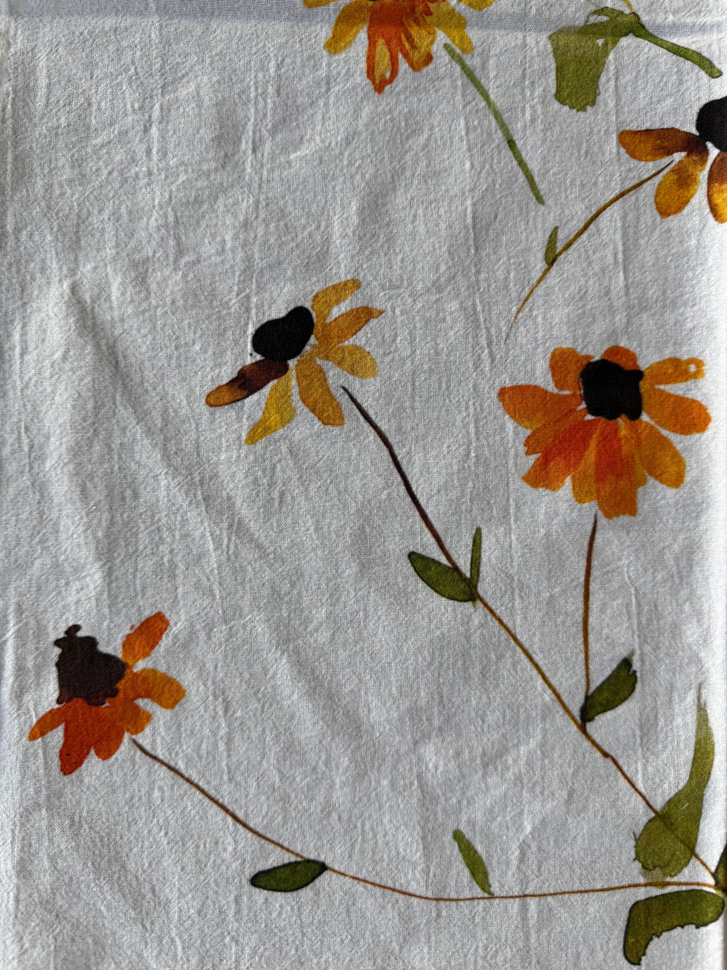 Brown Eyed Susan Dishtowel
