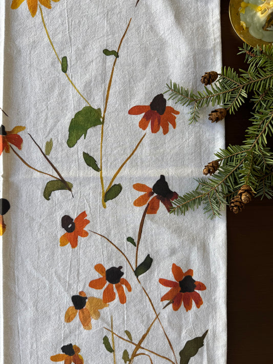 Brown Eyed Susan Dishtowel